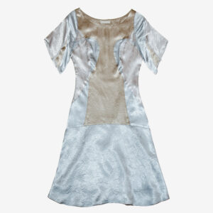 Maye Low Waisted Panel Dress (Blue)
