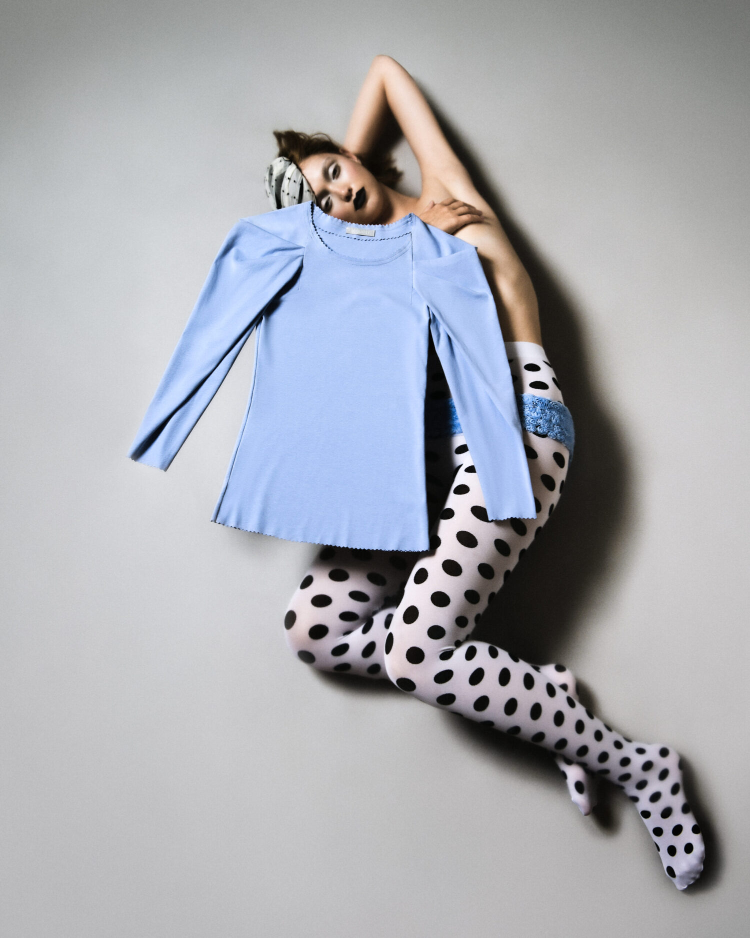 Wing Top/ Office Blue