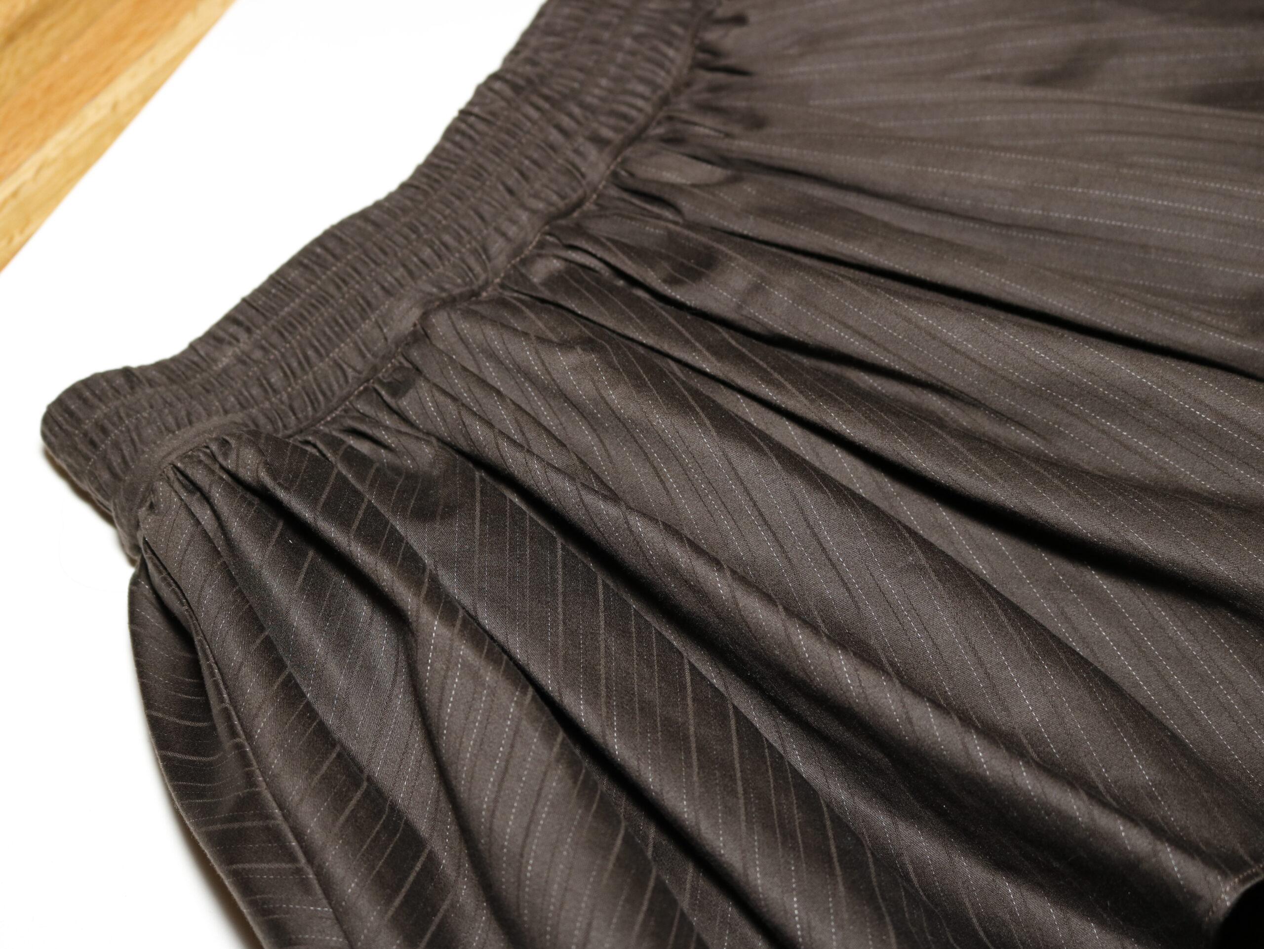 Double Layered Skirt Pants/Choco - Image 4