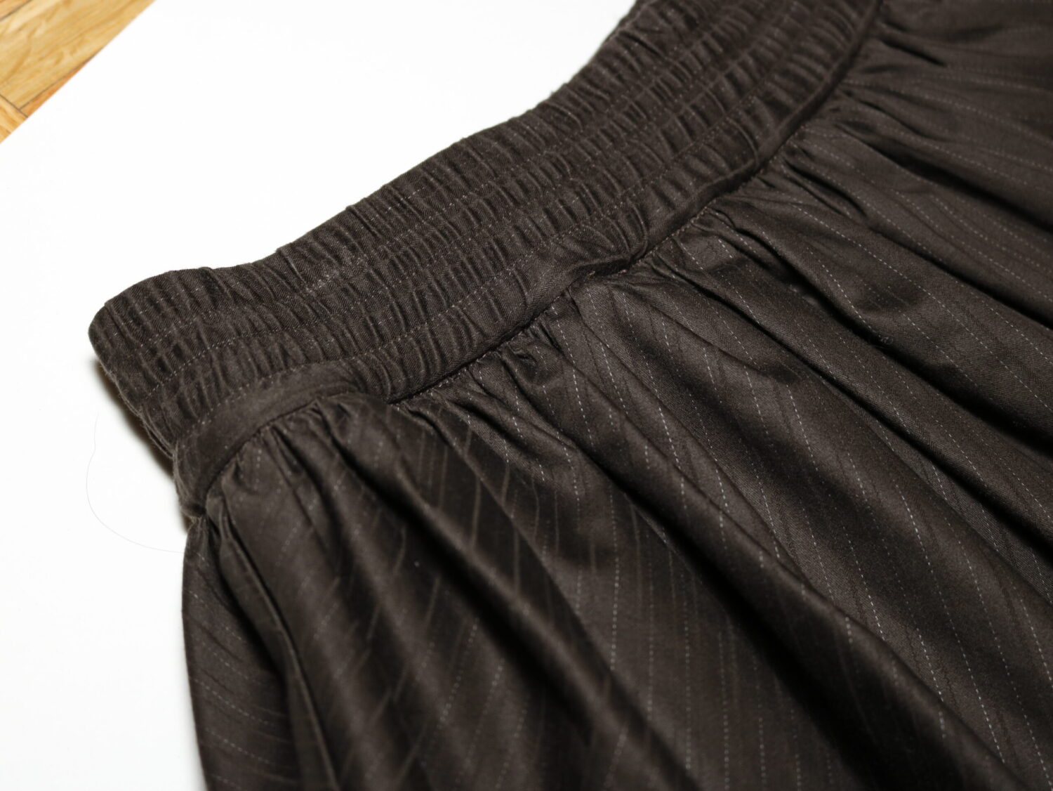 _MG_0626 Double Layered Skirt Pants/Choco