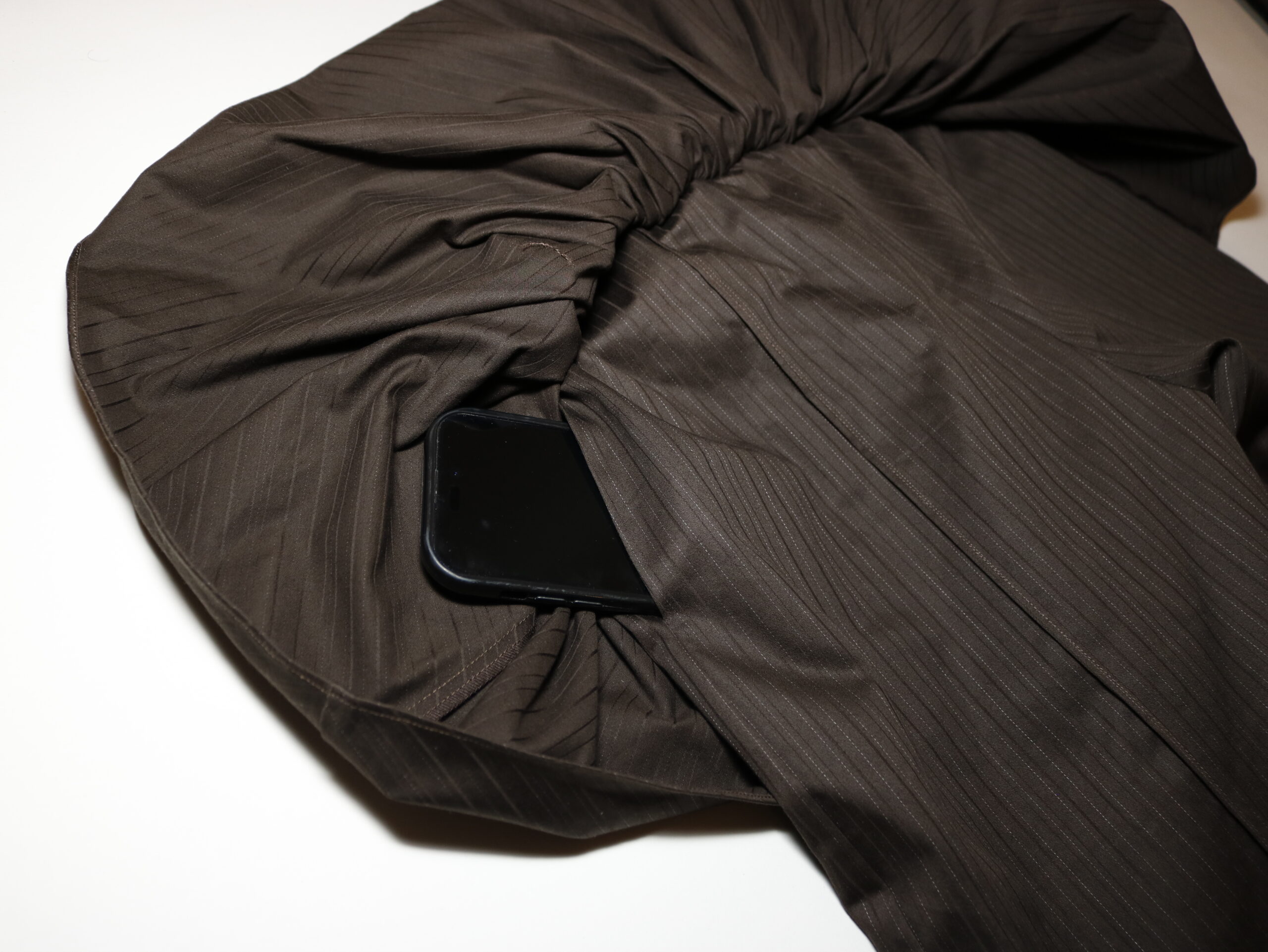 Double Layered Skirt Pants/Choco - Image 6