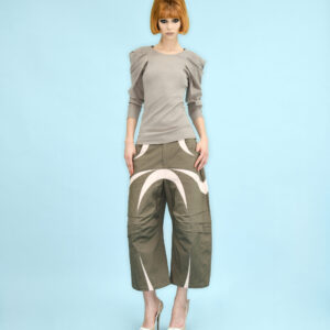 Crescent Pants Grey/Pink