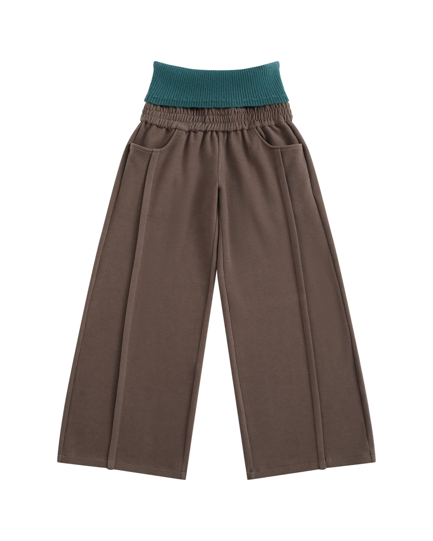 _MG_1650 Fleeca Waist Wrap Pants(Brown)
