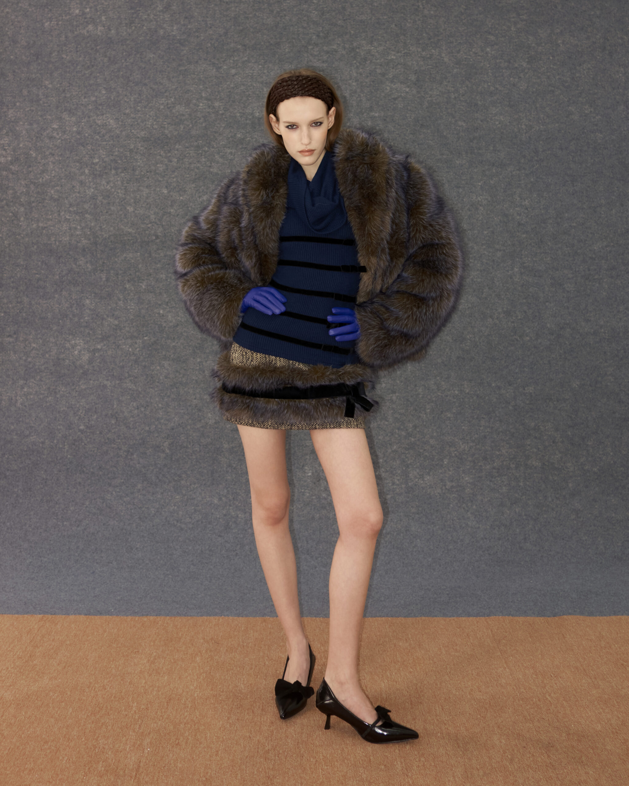 Niva Bowtie Mini Skirt - Image 5