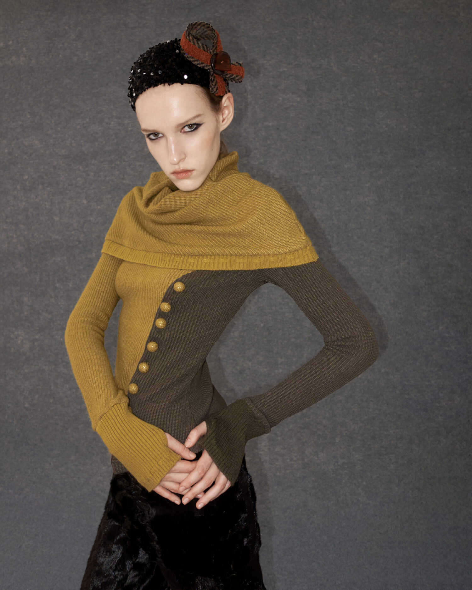 Ceris Cape Top(Ginger)