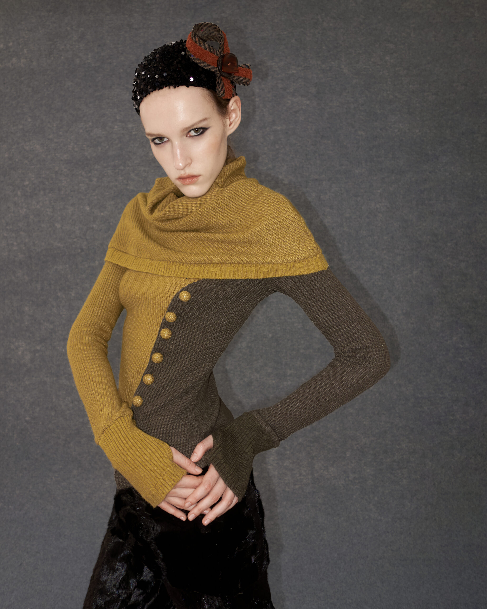 Ceris Cape Top(Ginger) - Image 2