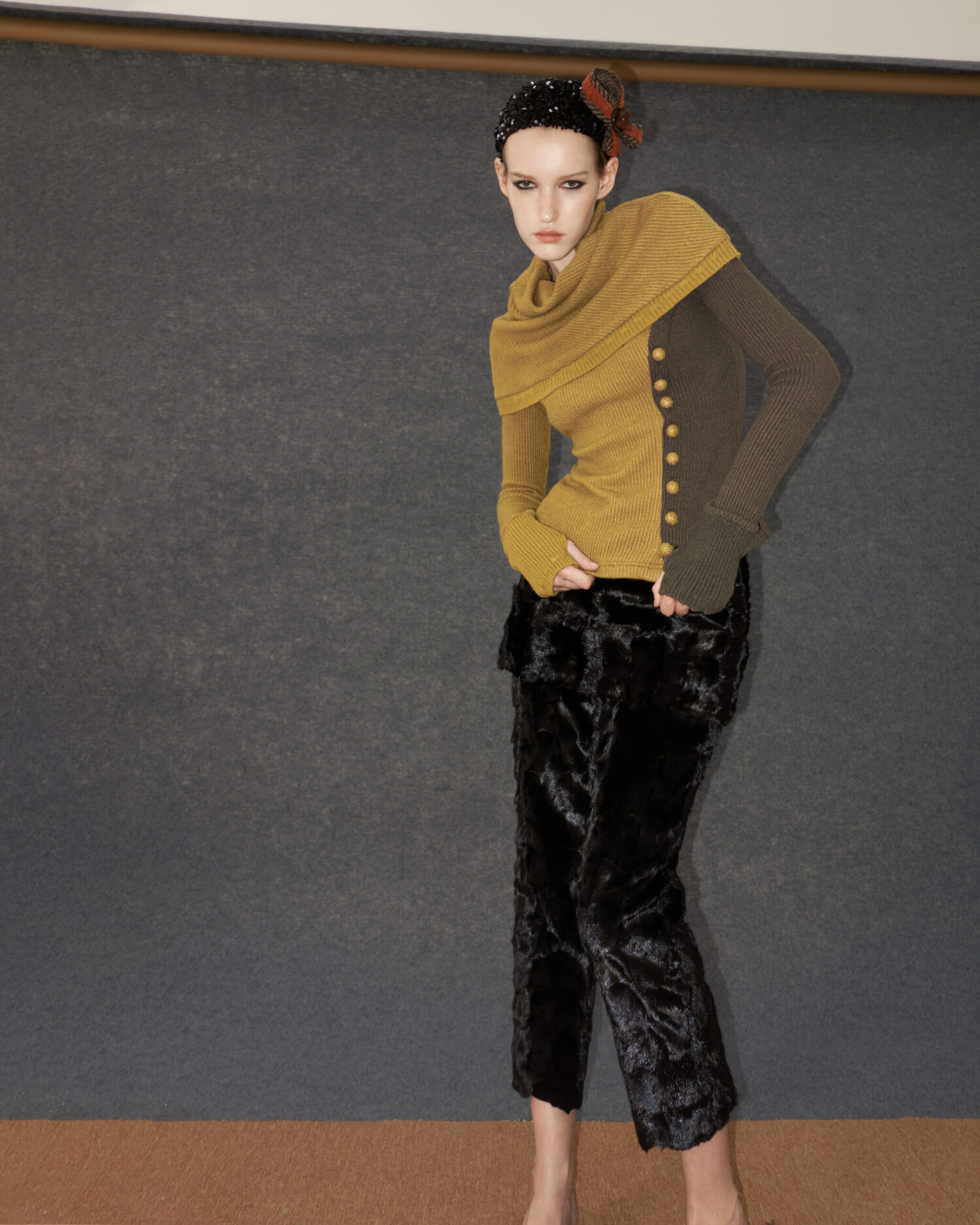 Ceris Cape Top(Ginger)