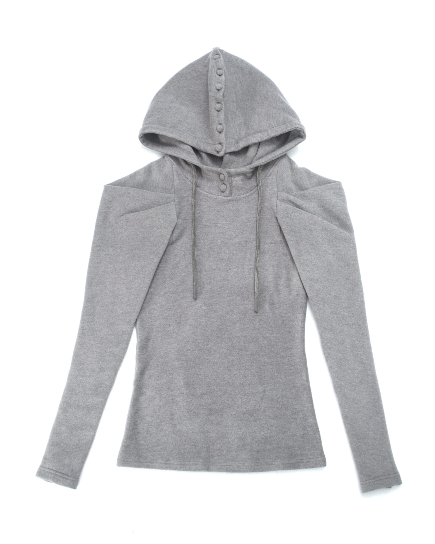 Wing Top Hoodie (Grey)