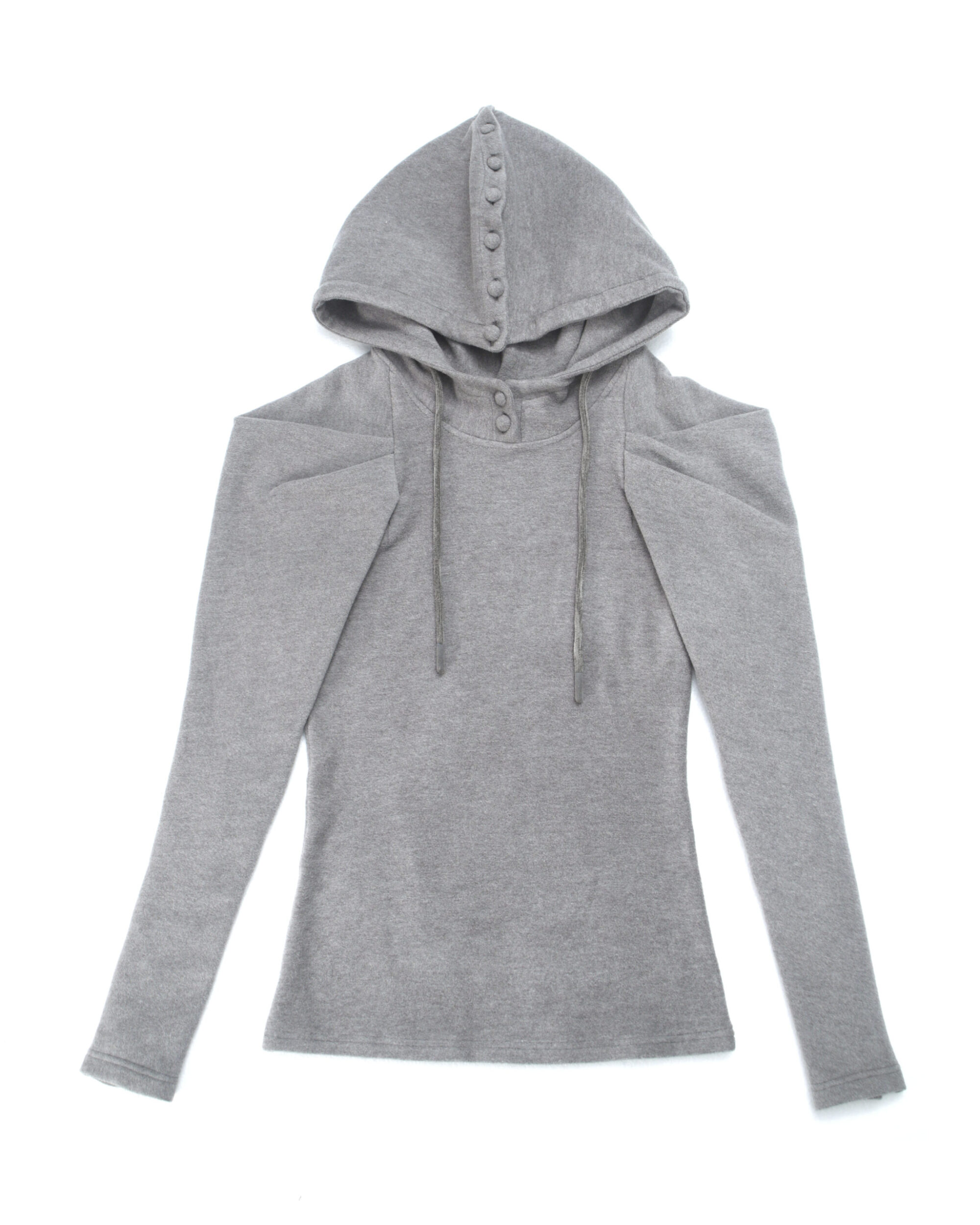 Wing Top Hoodie (Grey)