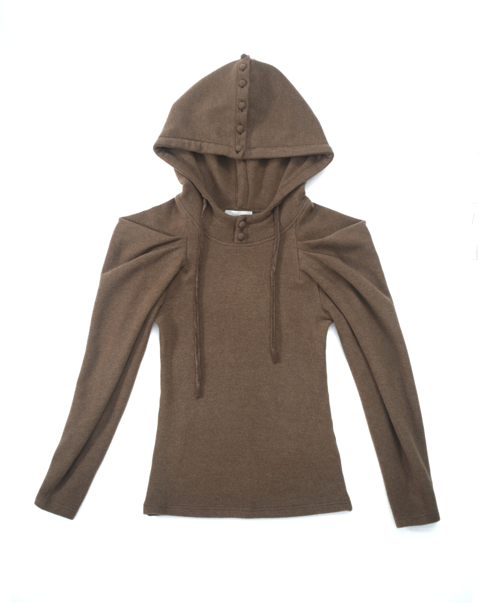 Wing Top Hoodie (Choco)