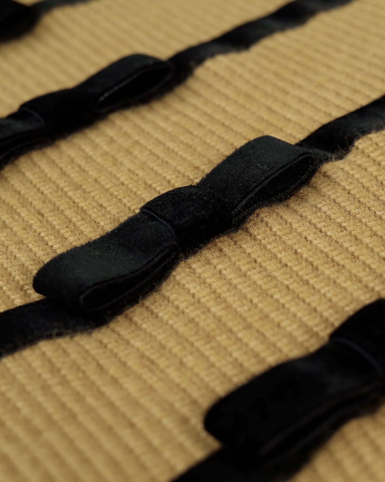黄色4 Zora Velvet Bowtie Top (Ginger)