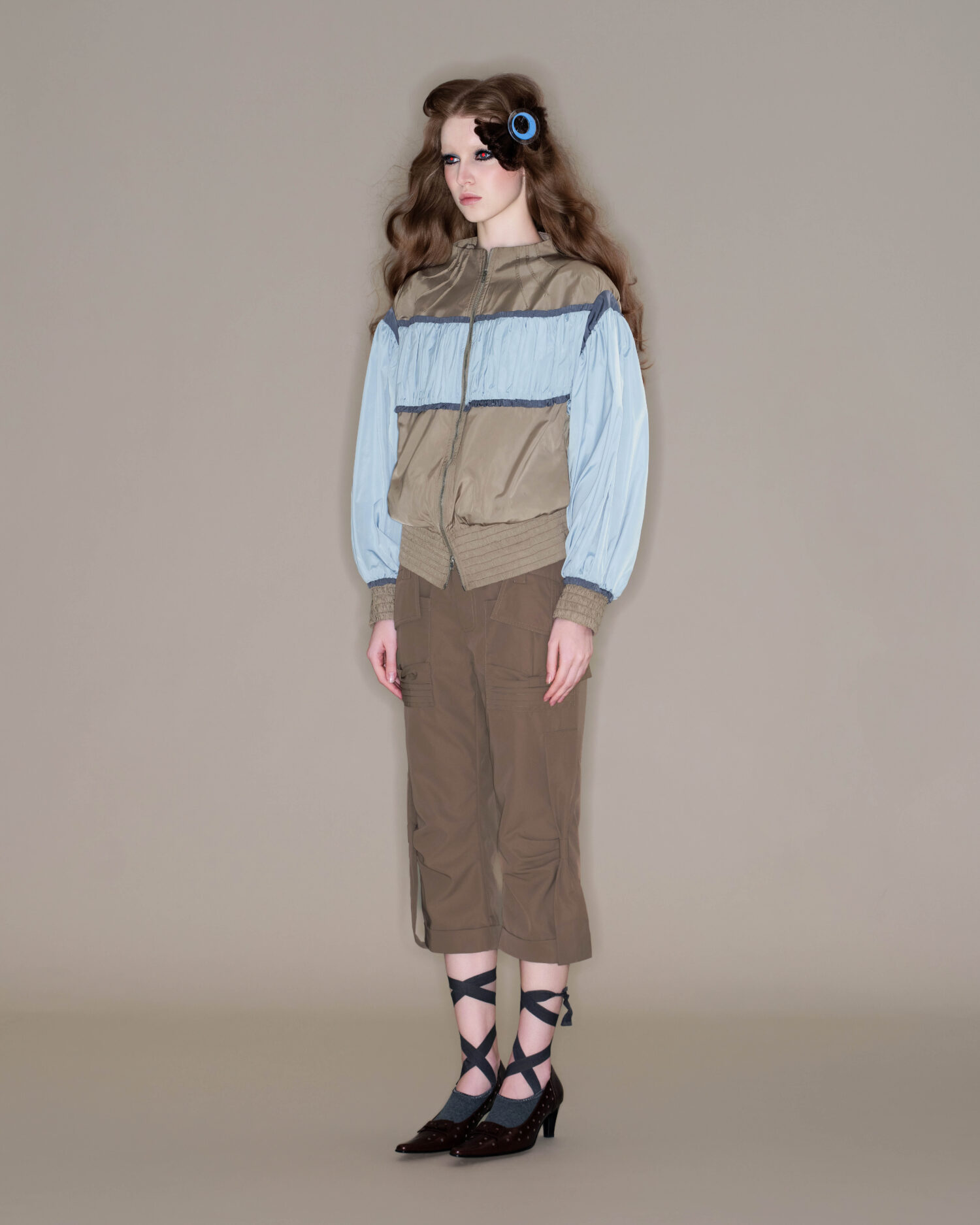 LOOK1-3 Sofie Cargo Pants(Brown)