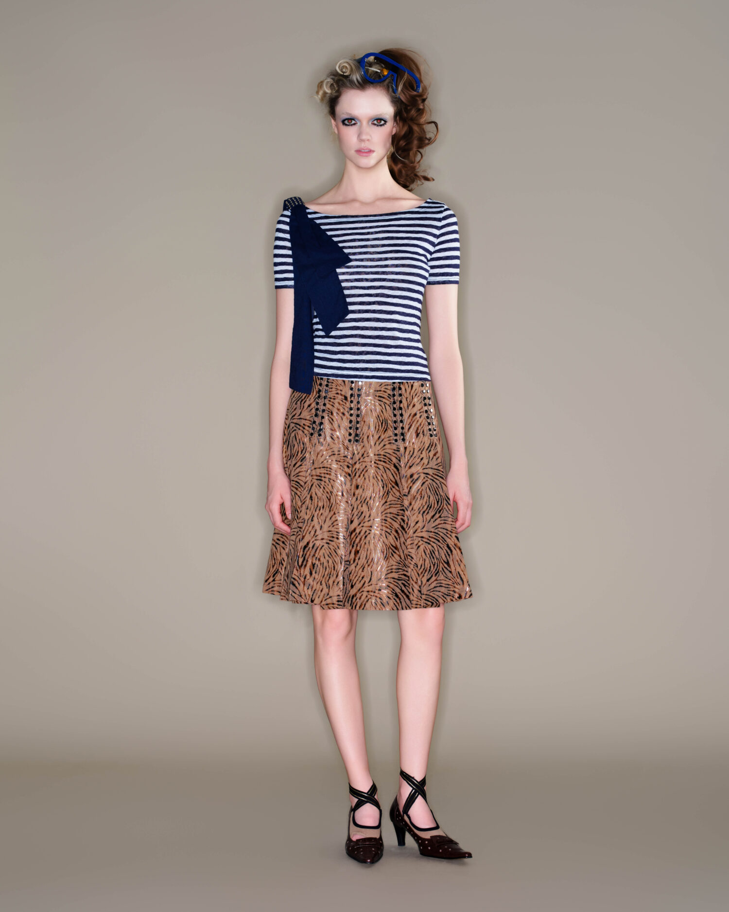 LOOK14-3 Lupa Pleated Skirt