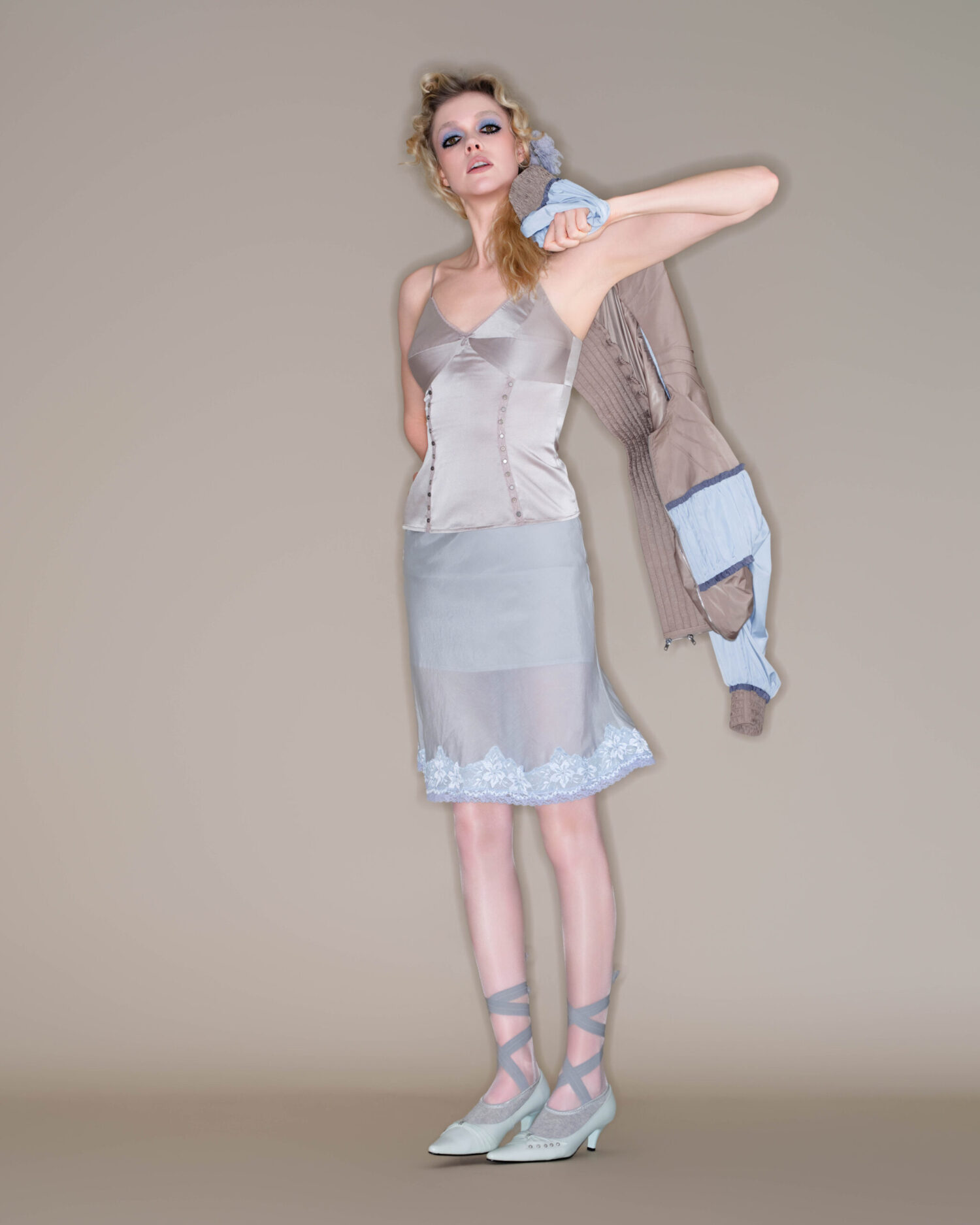 Fae skirt (Blue/grey)