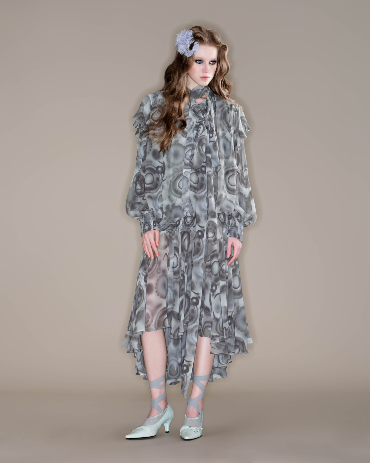 LOOK21-2 Mirage Blouse Dress