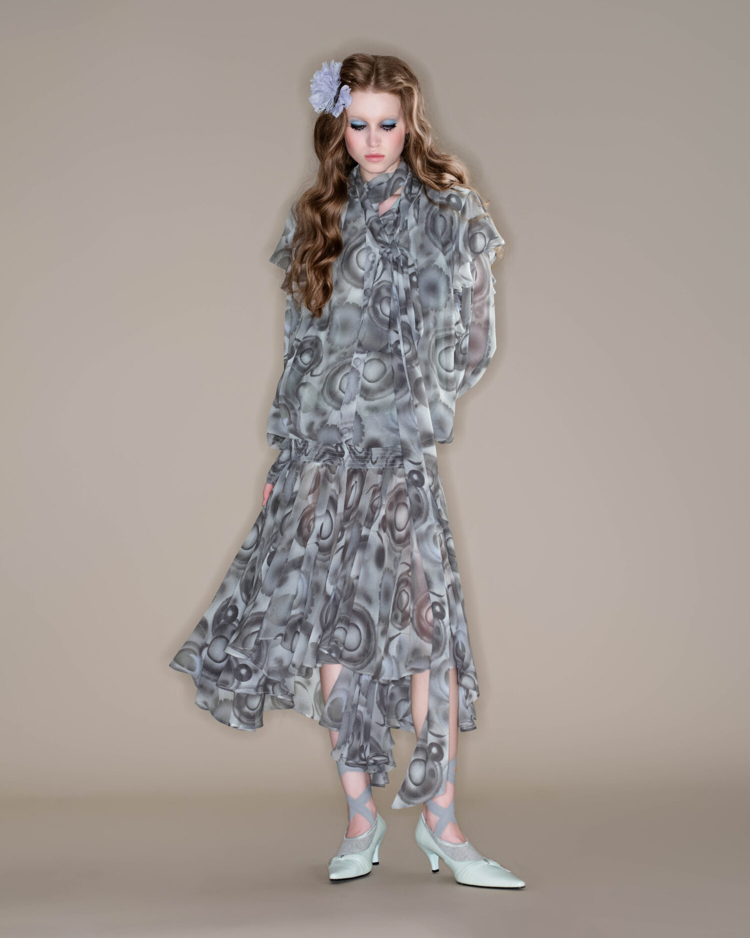 LOOK21-3 Mirage Blouse Dress