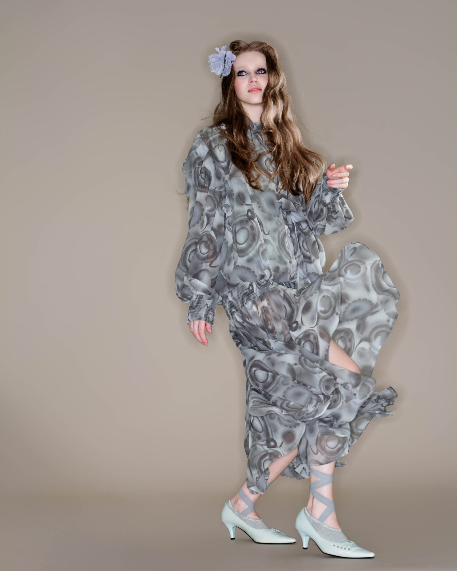 LOOK21-5 Mirage Blouse Dress