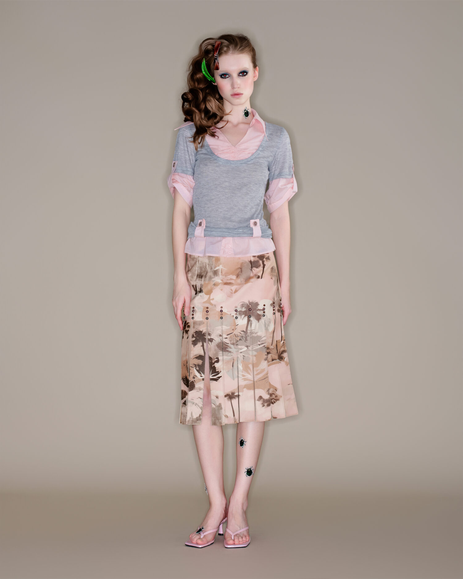 Soila Leather Skirt