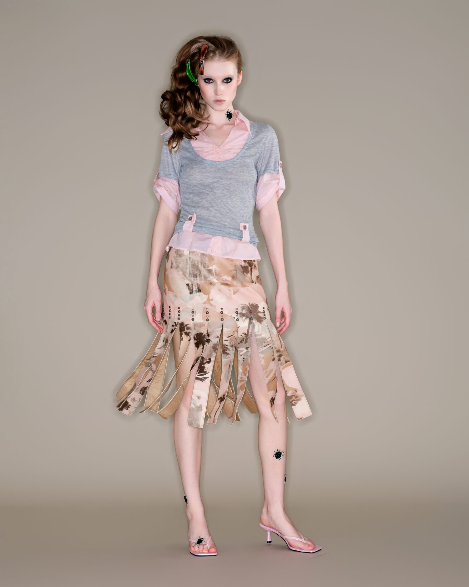 Soila Leather Skirt