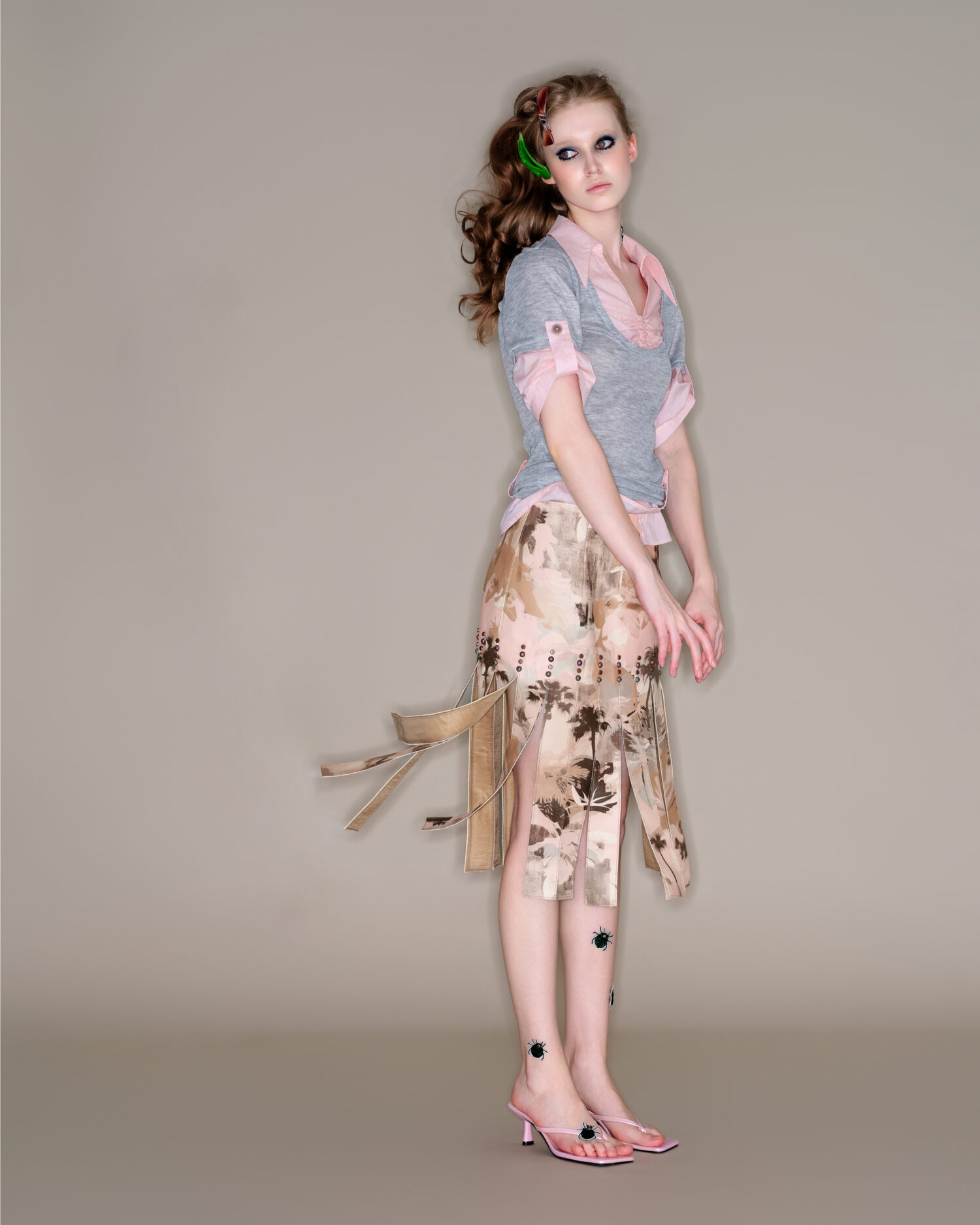 Soila Leather Skirt