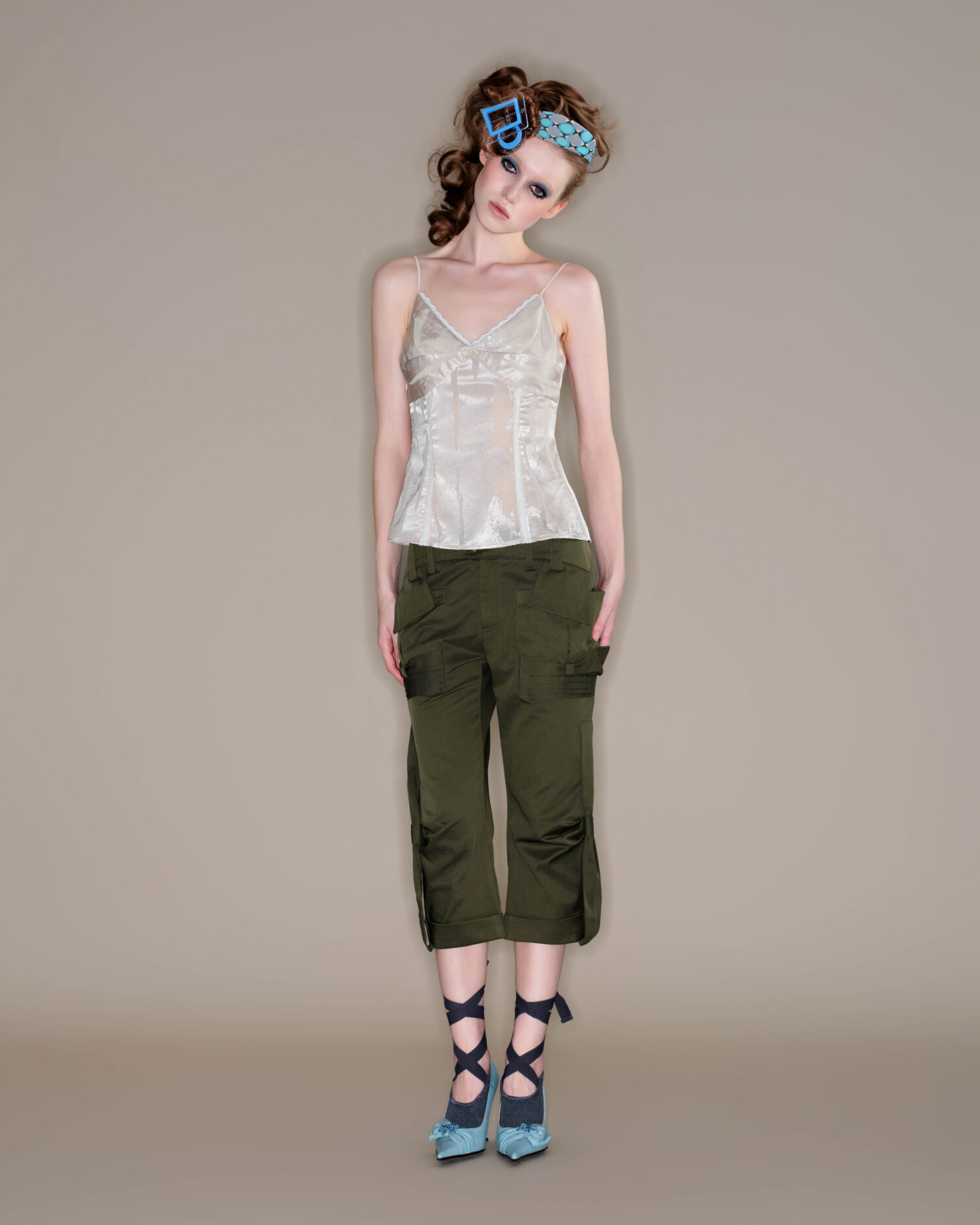 LOOK7-1 Tease Cami(beige)