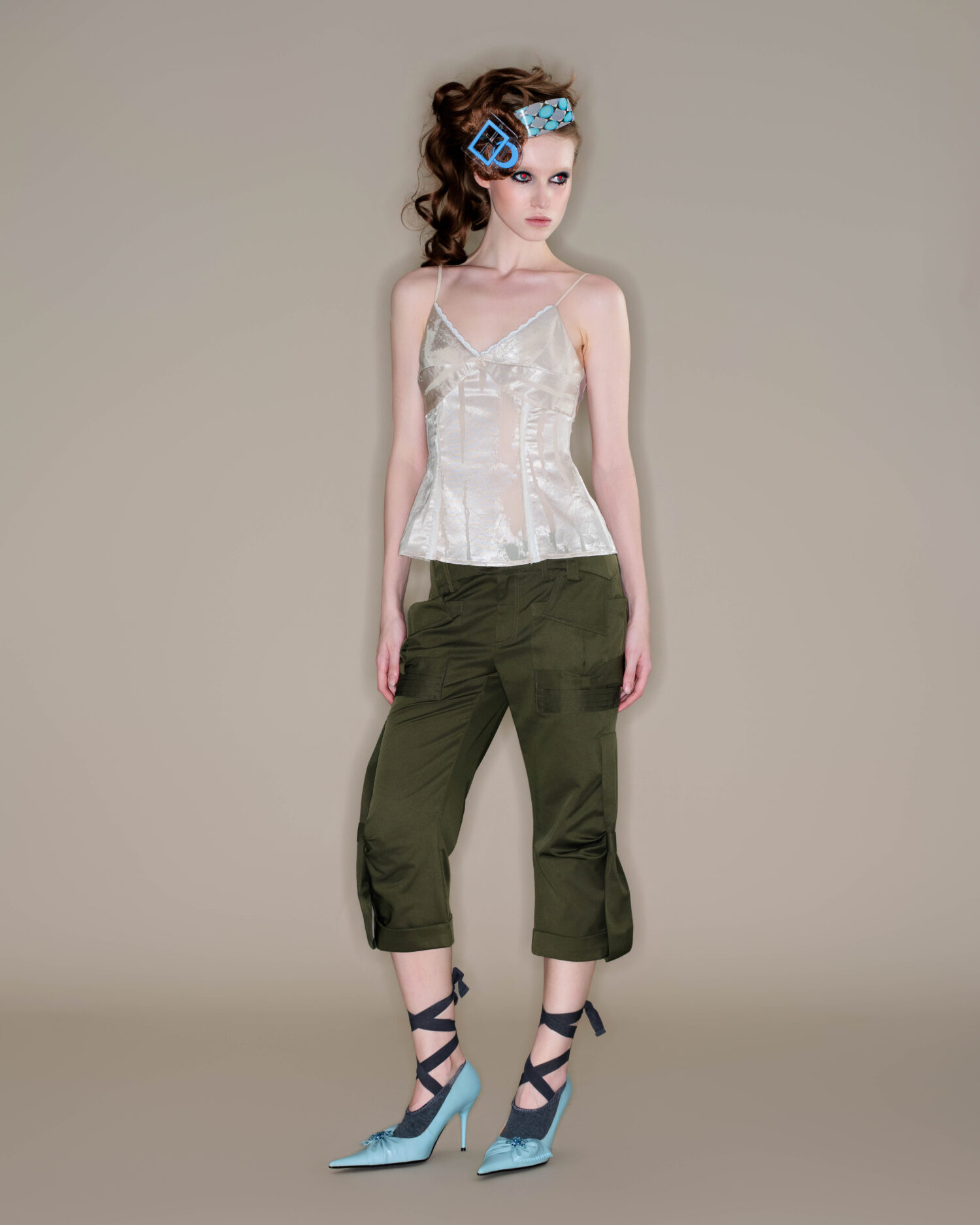 Sofie Cargo Pants(Olive)