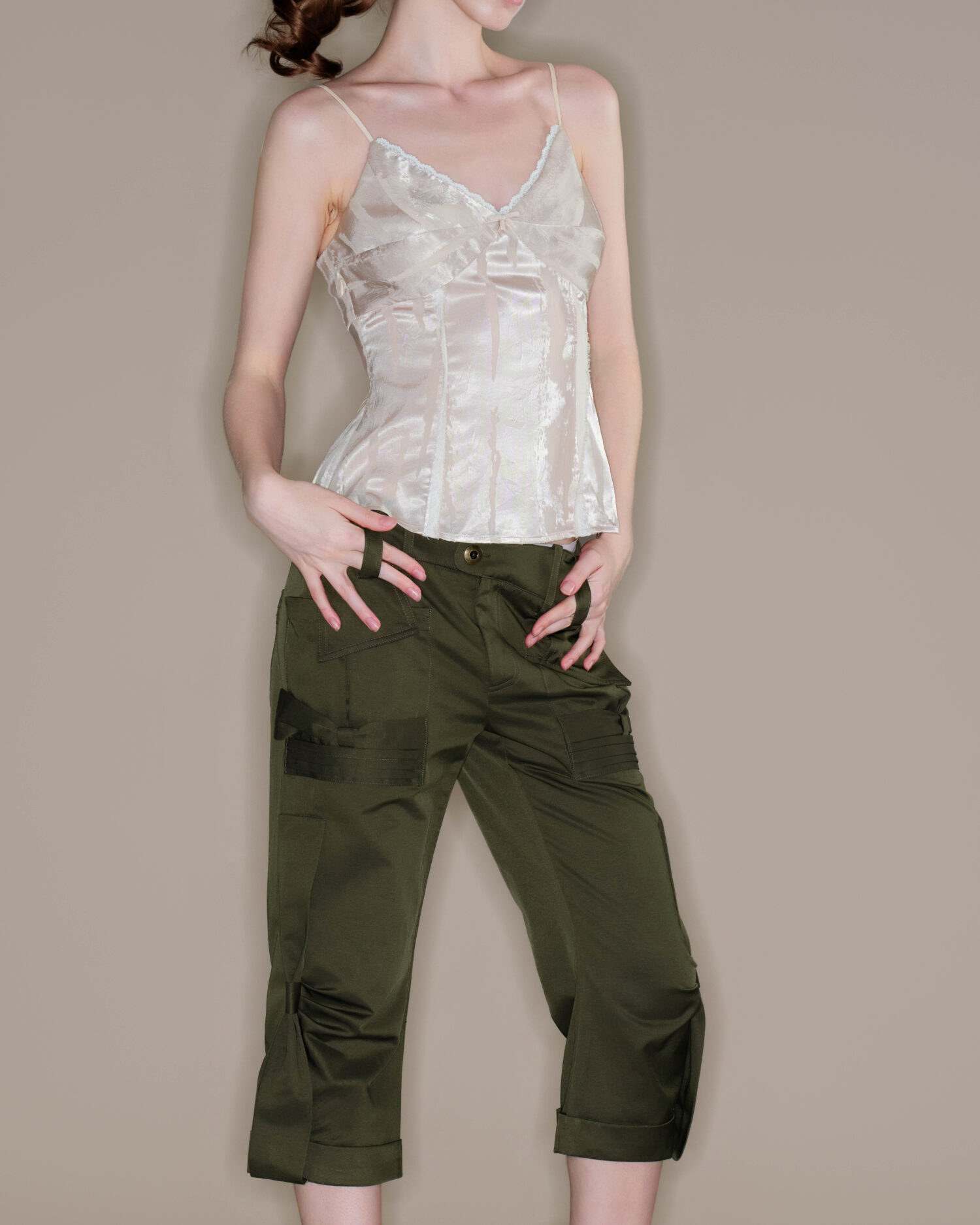 LOOK7-6 Tease Cami(beige)