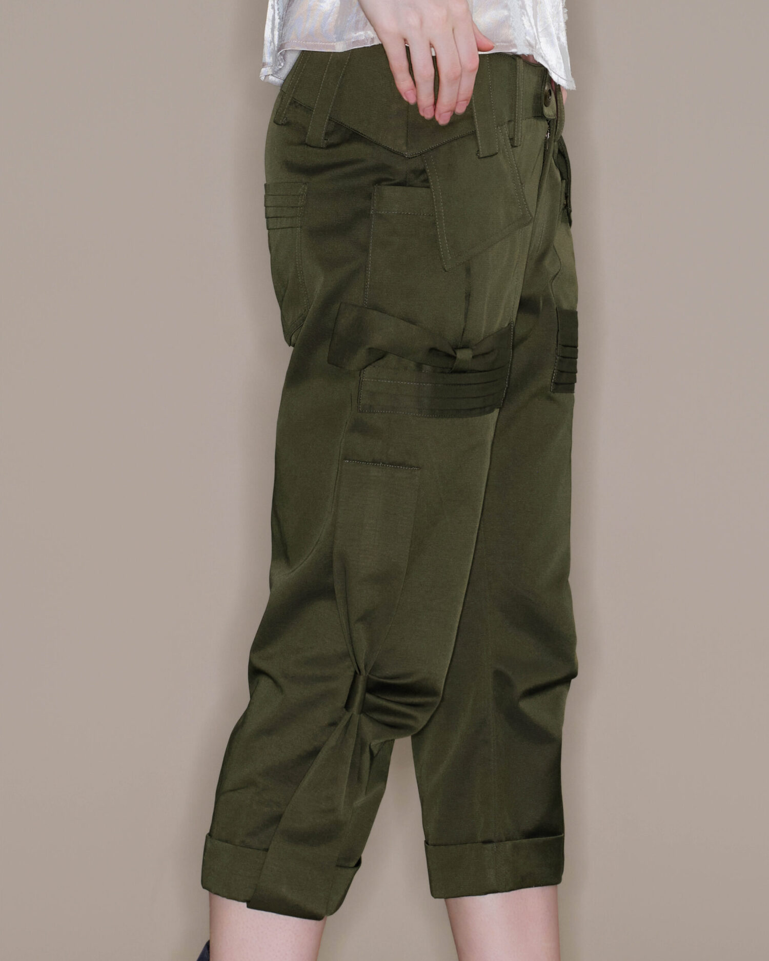 Sofie Cargo Pants (Olive)