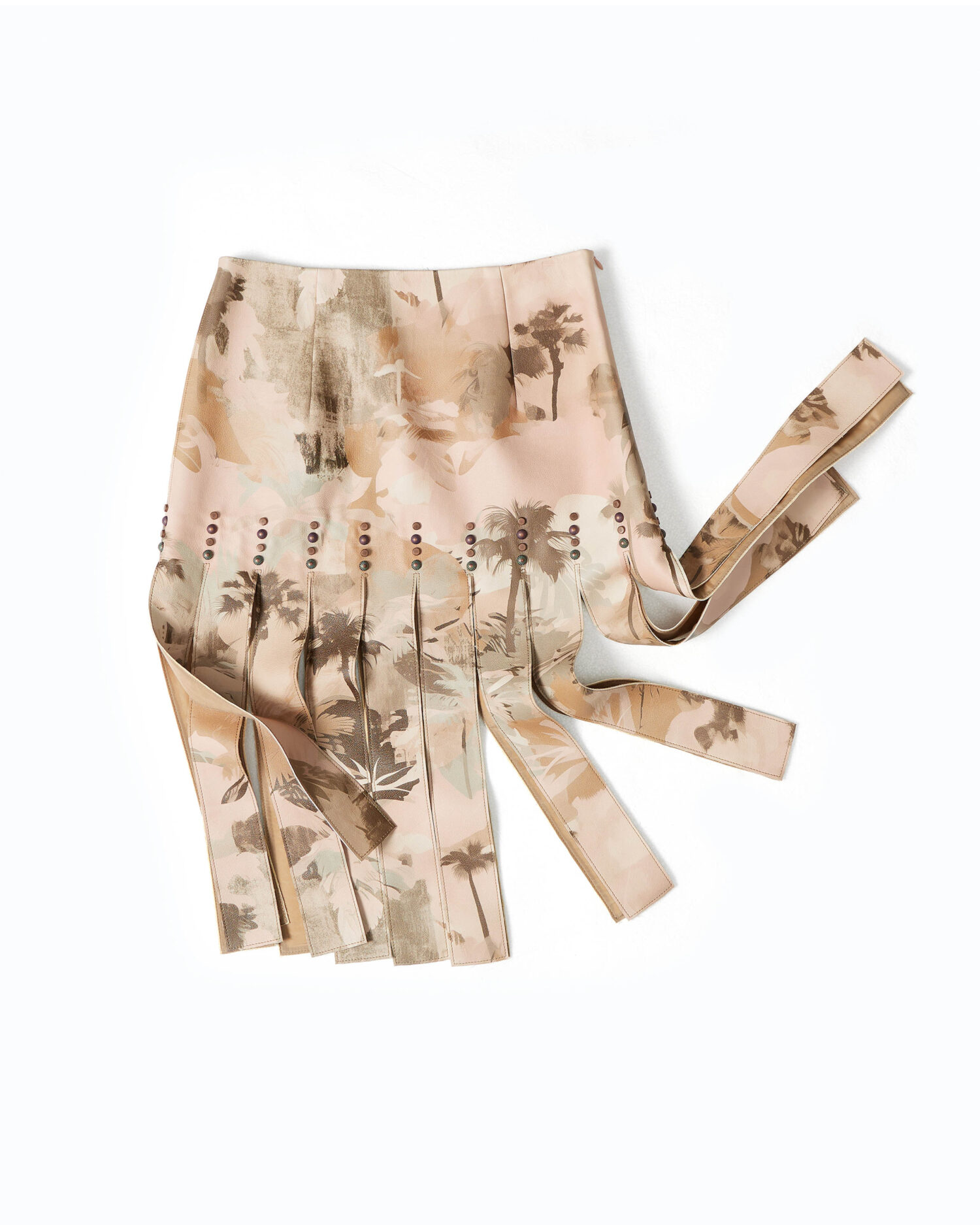 Soila Leather Skirt