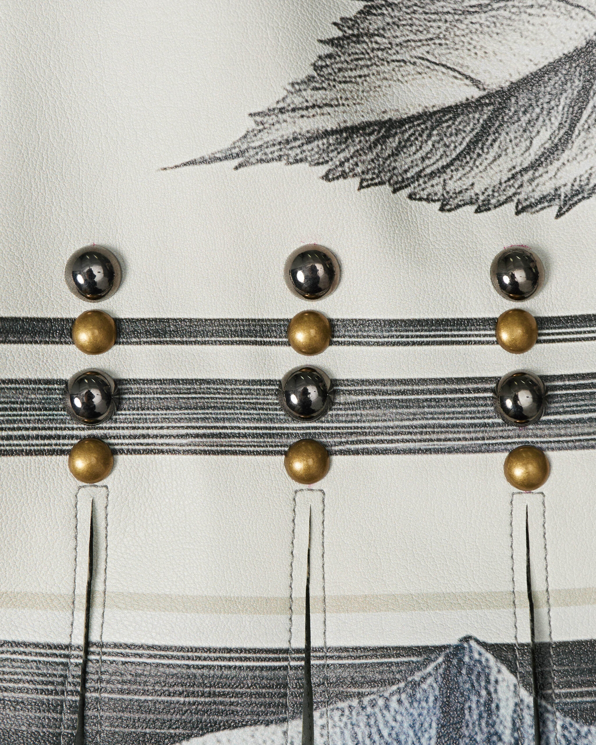 Mouré Leather Skirt - Image 13