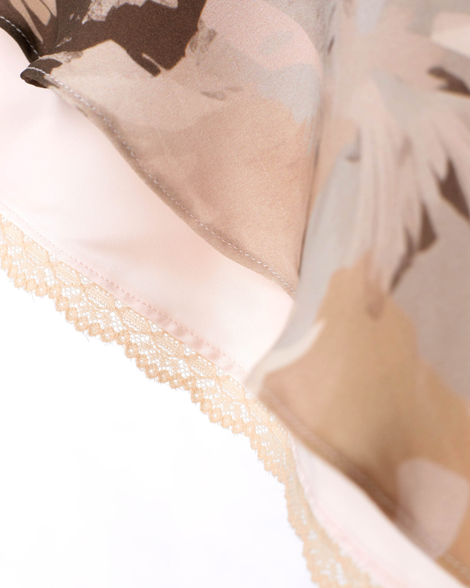 Soila Printed Silk Skirt