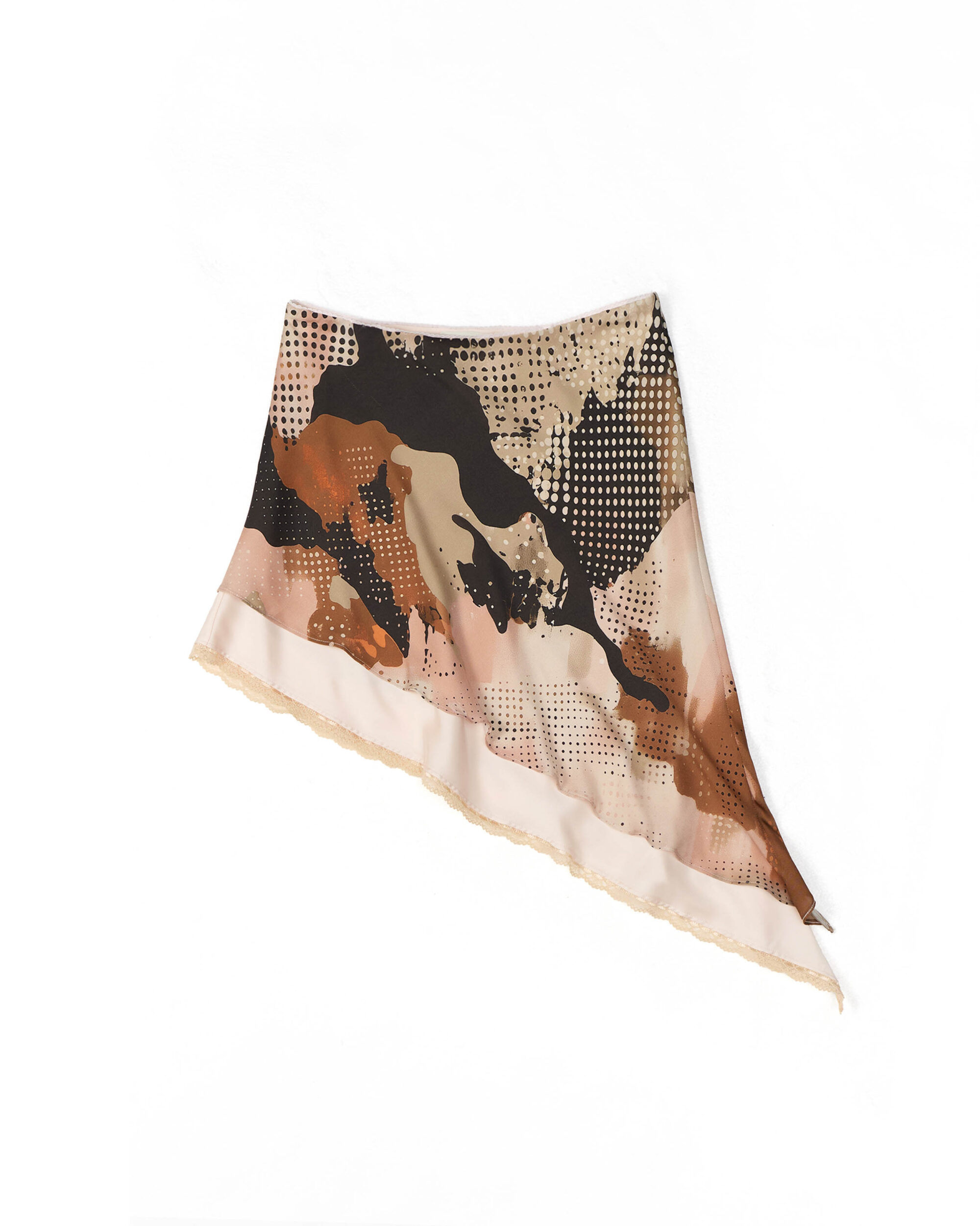 Carvse Printed Silk Skirt