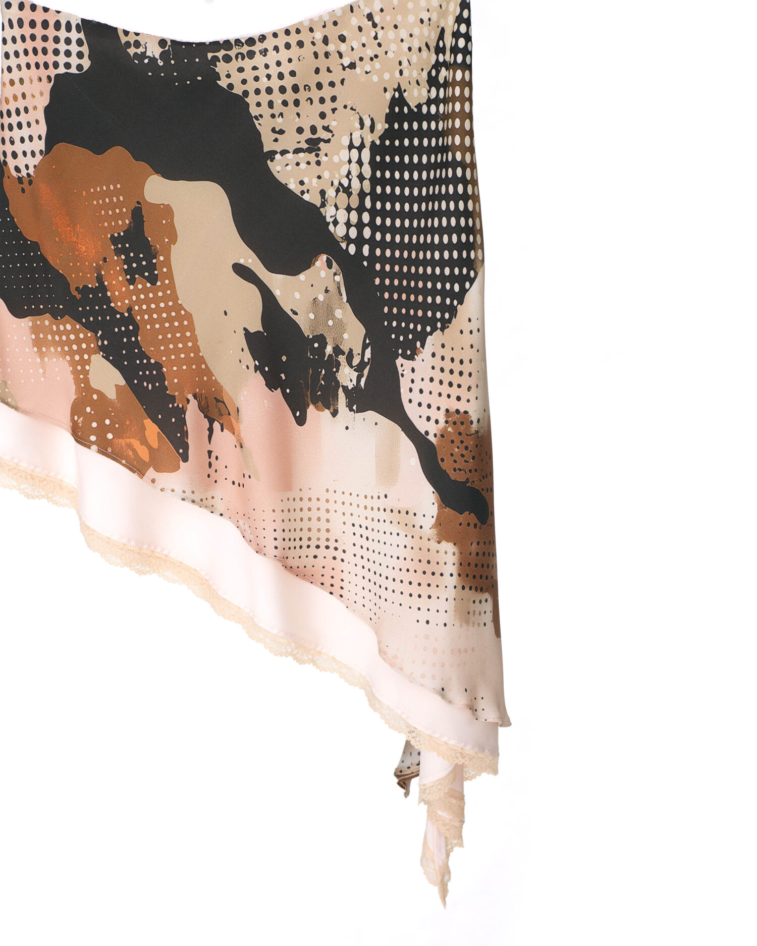 Carvse Printed Silk Skirt