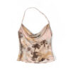 Soila Printed Silk Halter