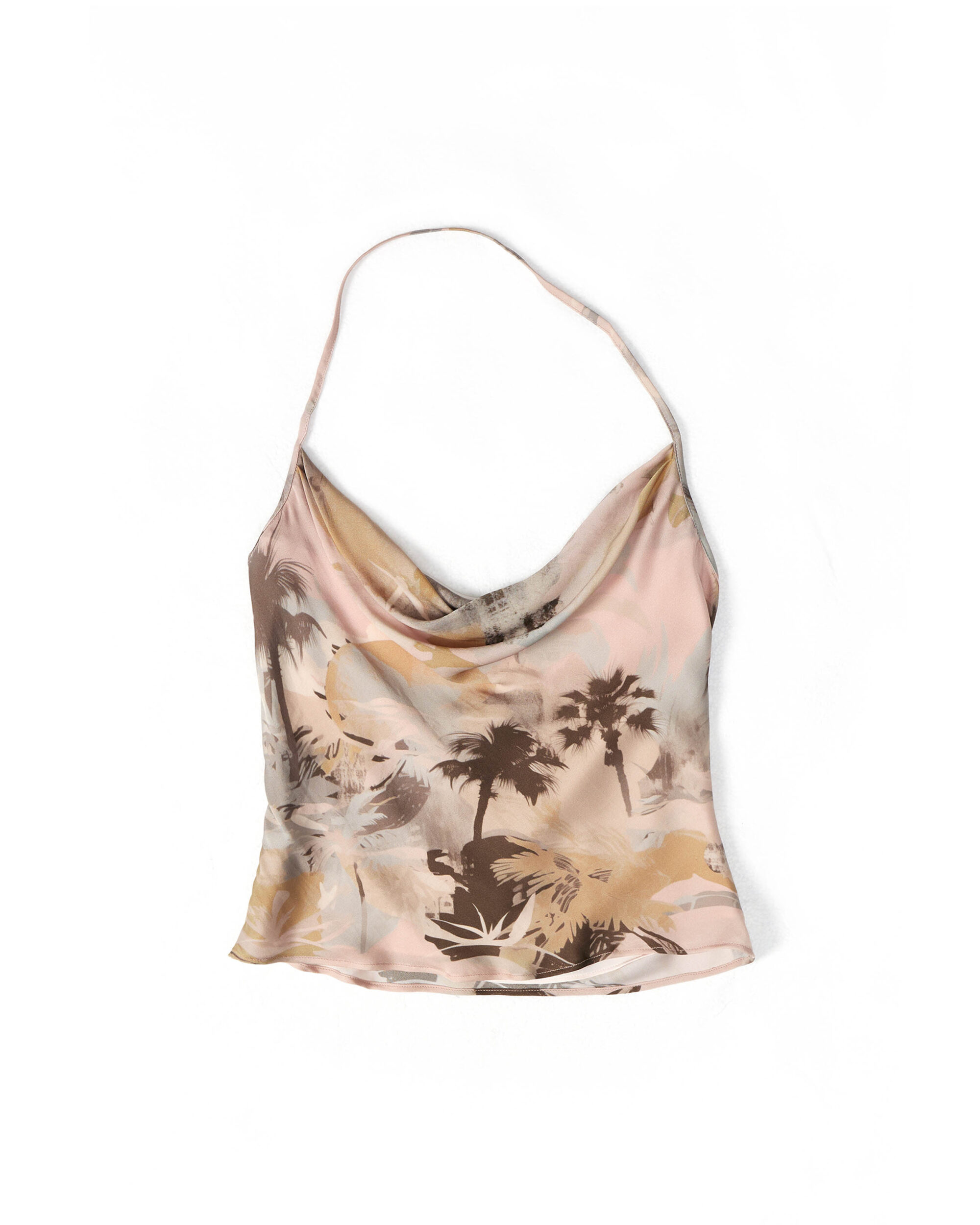 Soila Printed Silk Halter