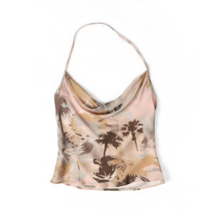 Soila Printed Silk Halter