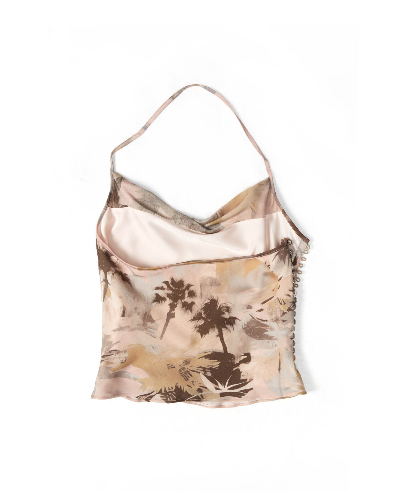 Soila Printed Silk Halter