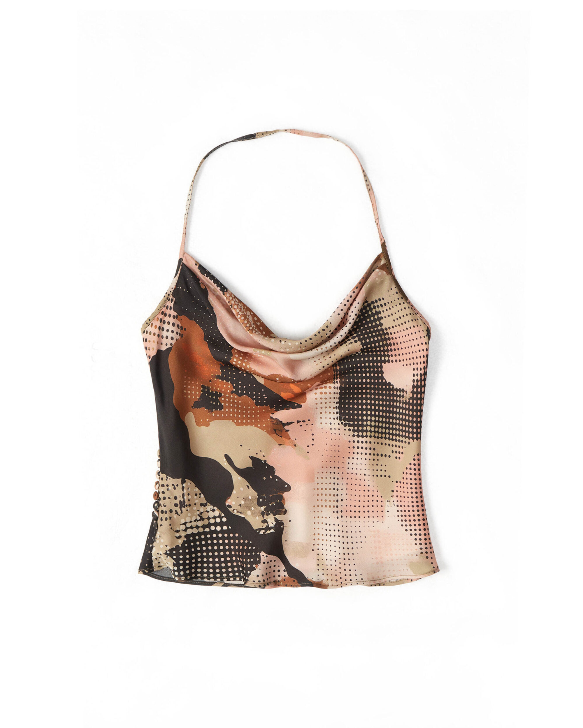 Carvse Printed Silk Halter