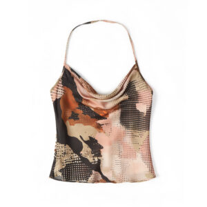 Carvse Printed Silk Halter