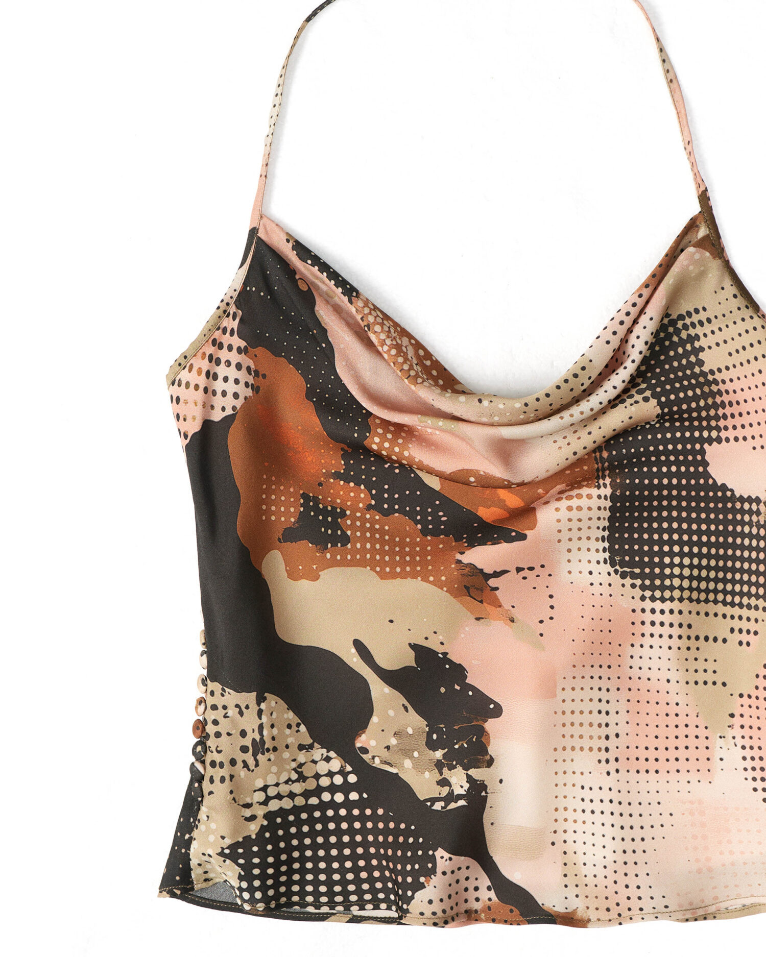 Carvse Printed Silk Halter