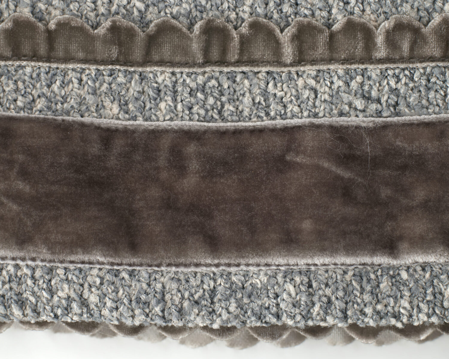 Etta Velvet Bowtie Skirt (grey)