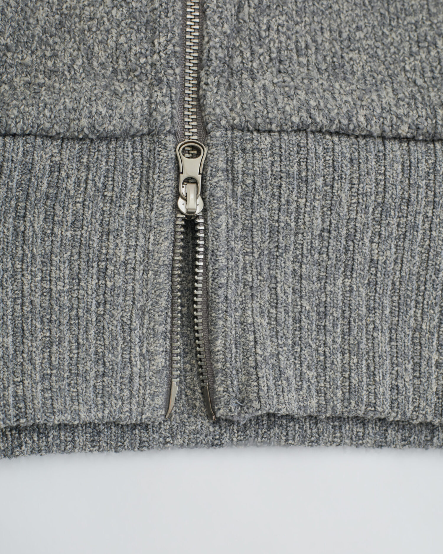 Etta Zipped Up Hoodie (Grey)