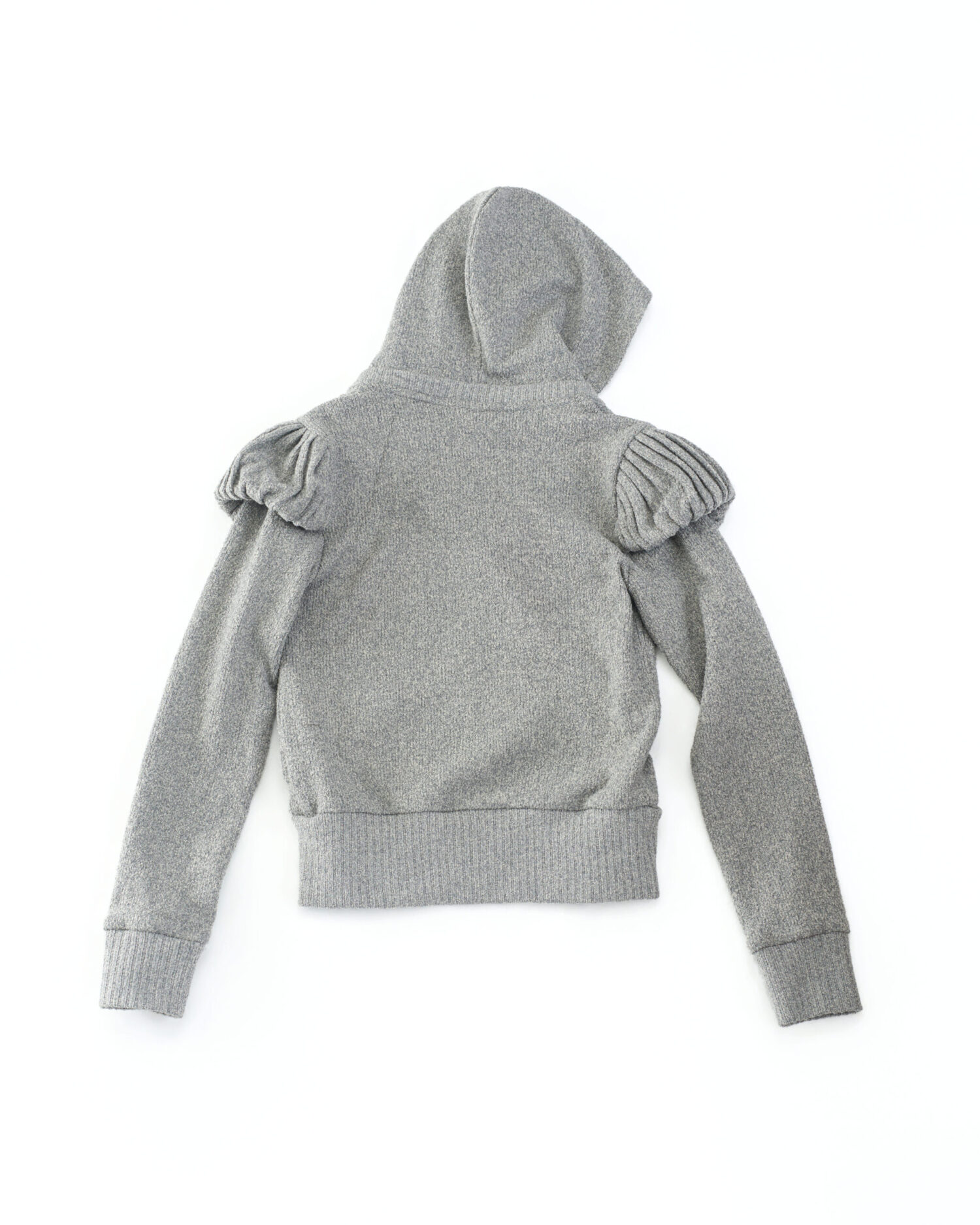 Etta Zipped Up Hoodie (Grey)