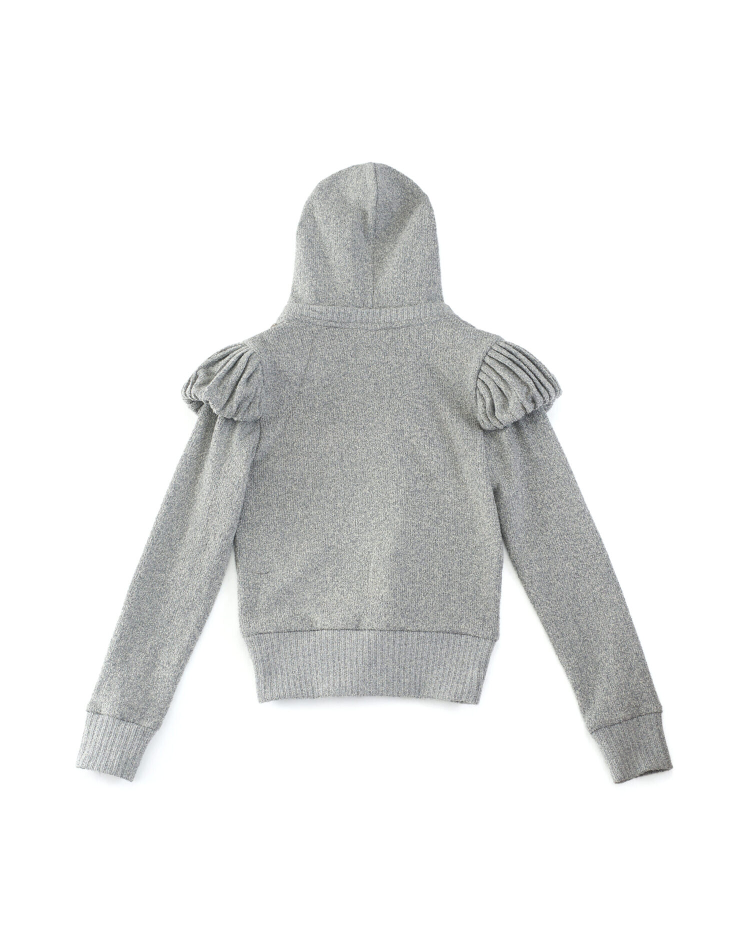 Etta Zipped Up Hoodie (Grey)