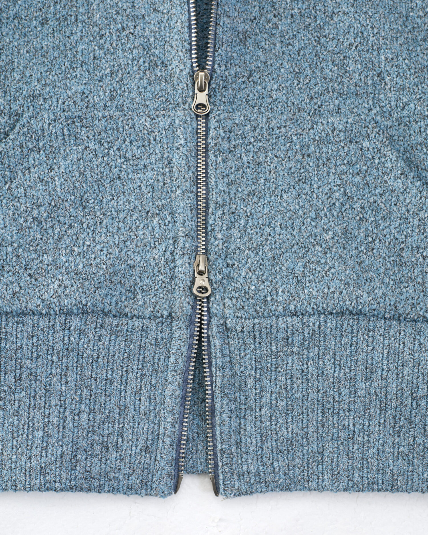 Etta Zipped Up Hoodie (Blue)