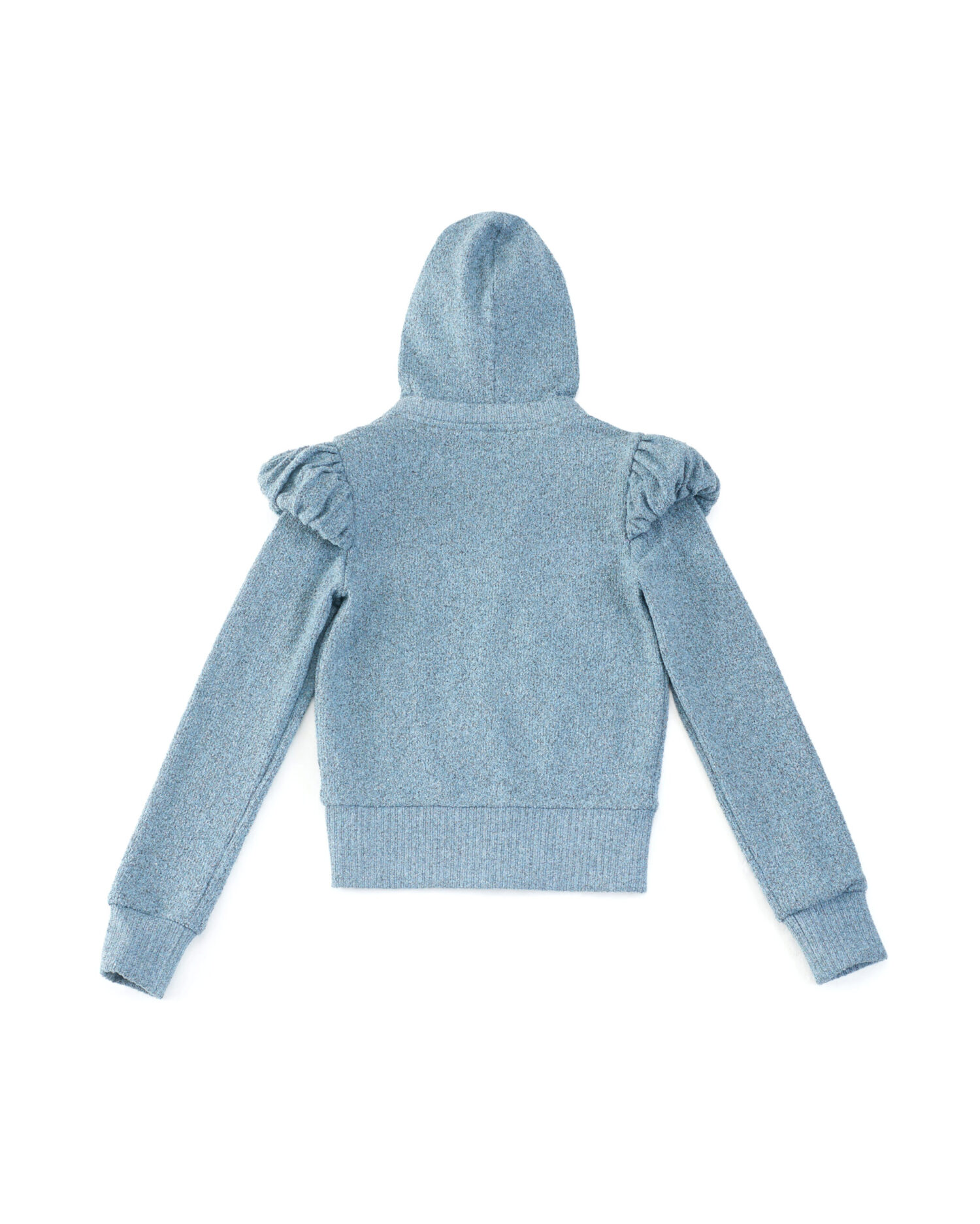 Etta Zipped Up Hoodie (Blue)
