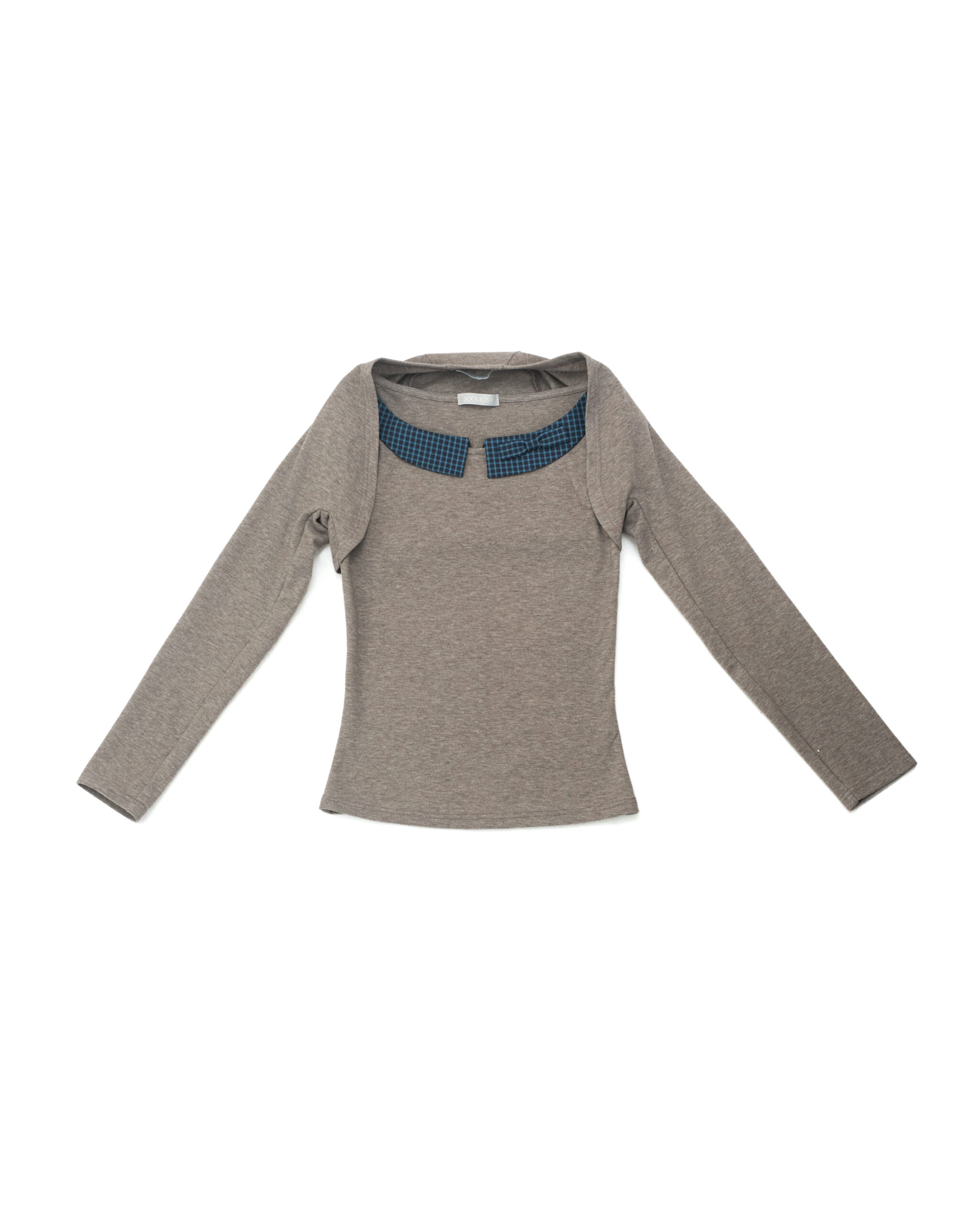 Ira Two piece Top (blue plaid) - Image 9