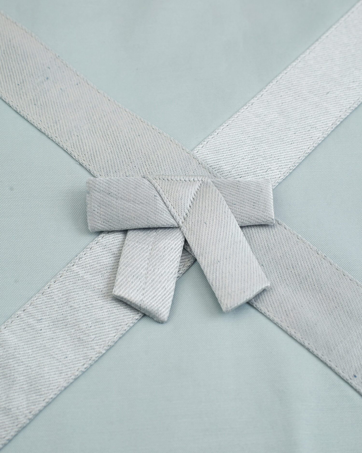 Odette Check Bowtie Skirt (blue)