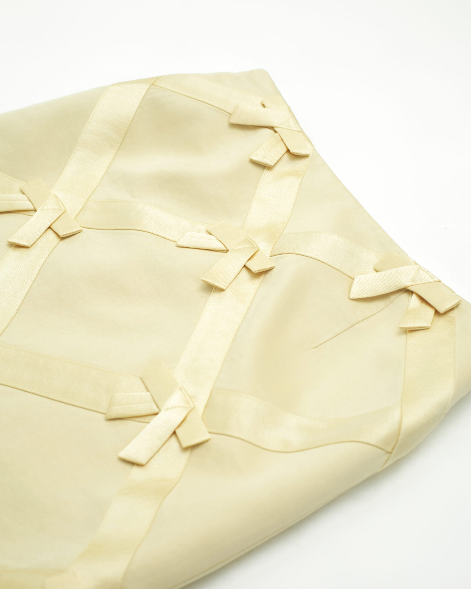 Odette Check Bowtie Skirt (yellow)