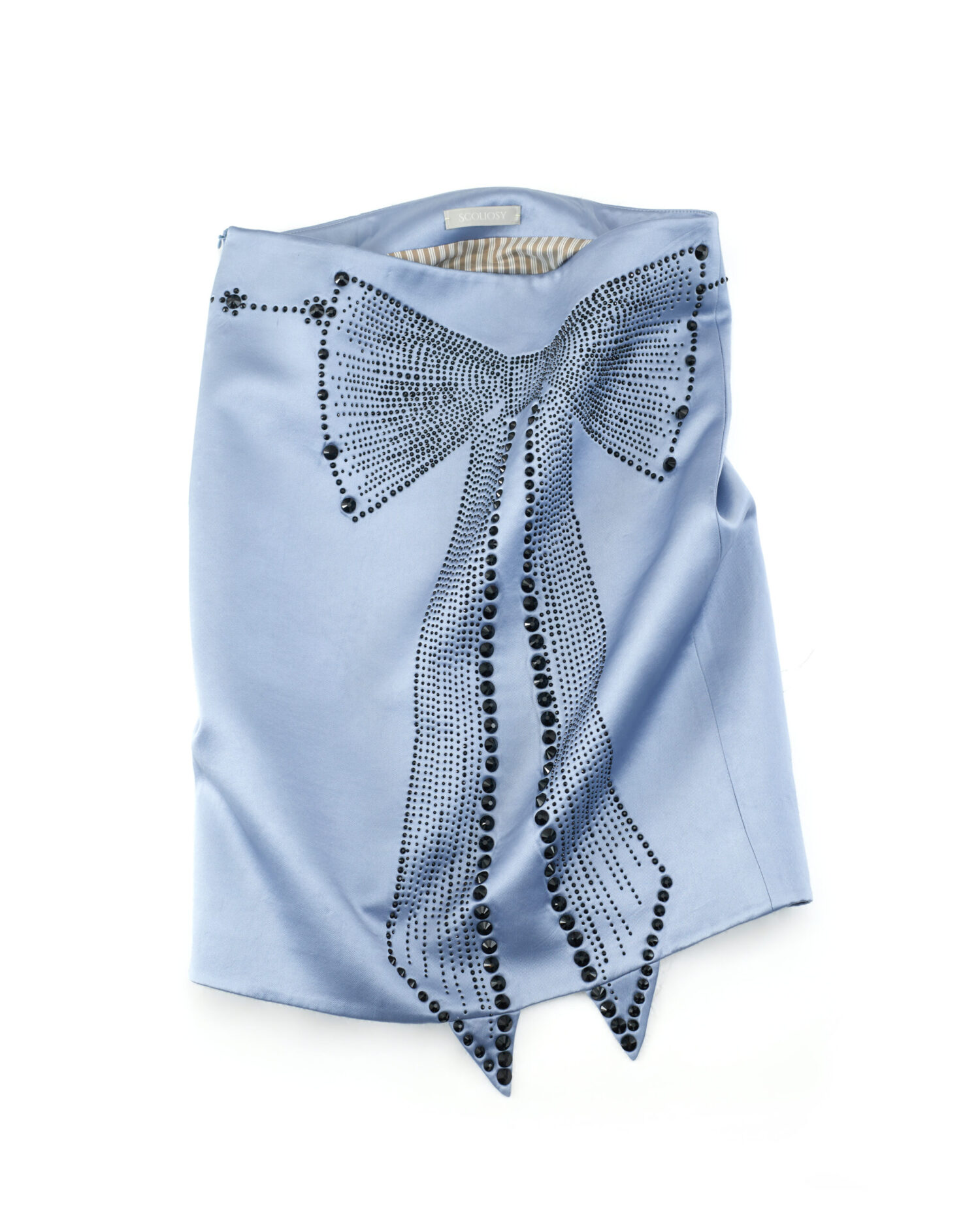 Glace Bowtie Rhinestone Skirt